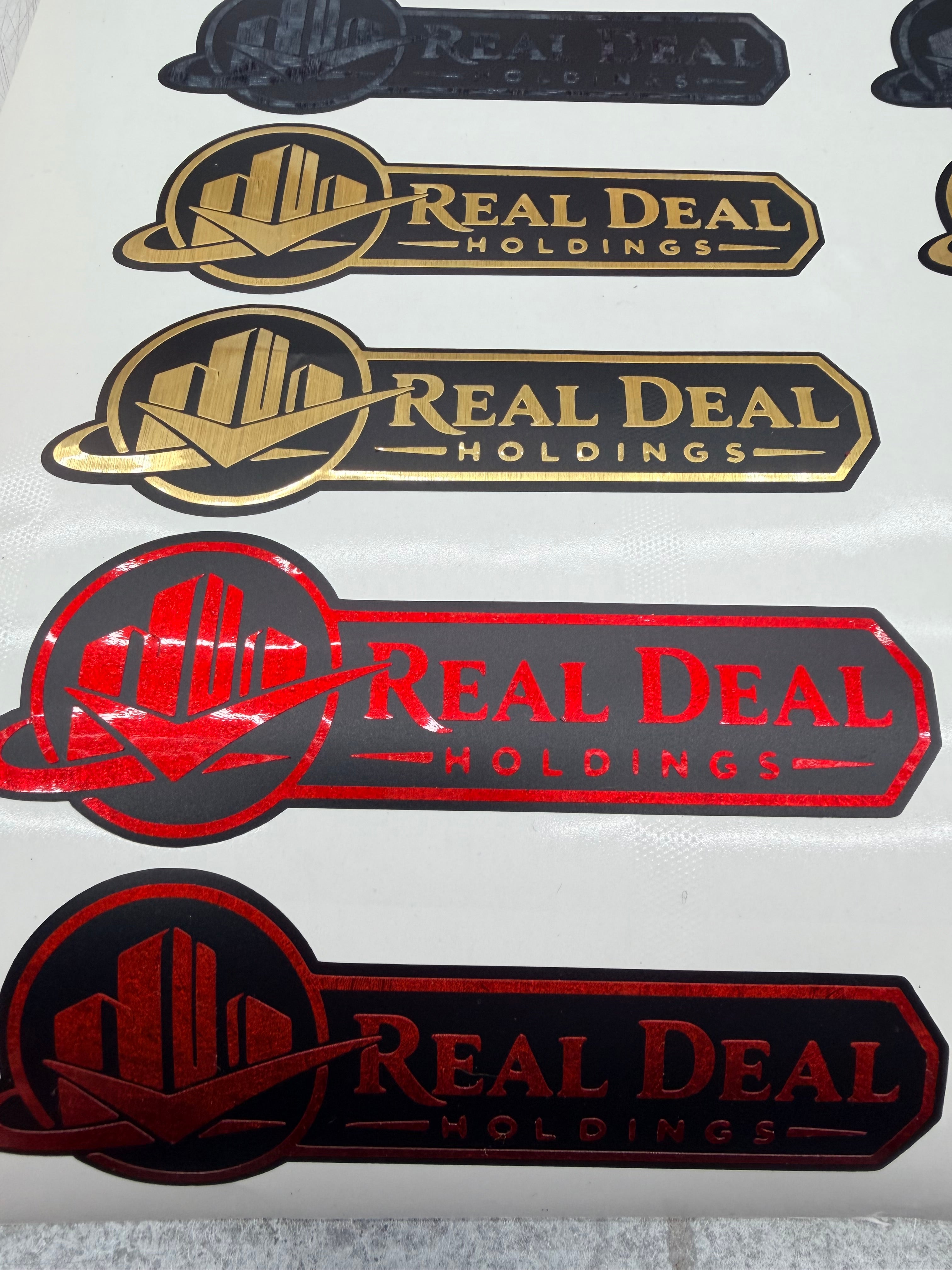 CUSTOM DECAL Single layer