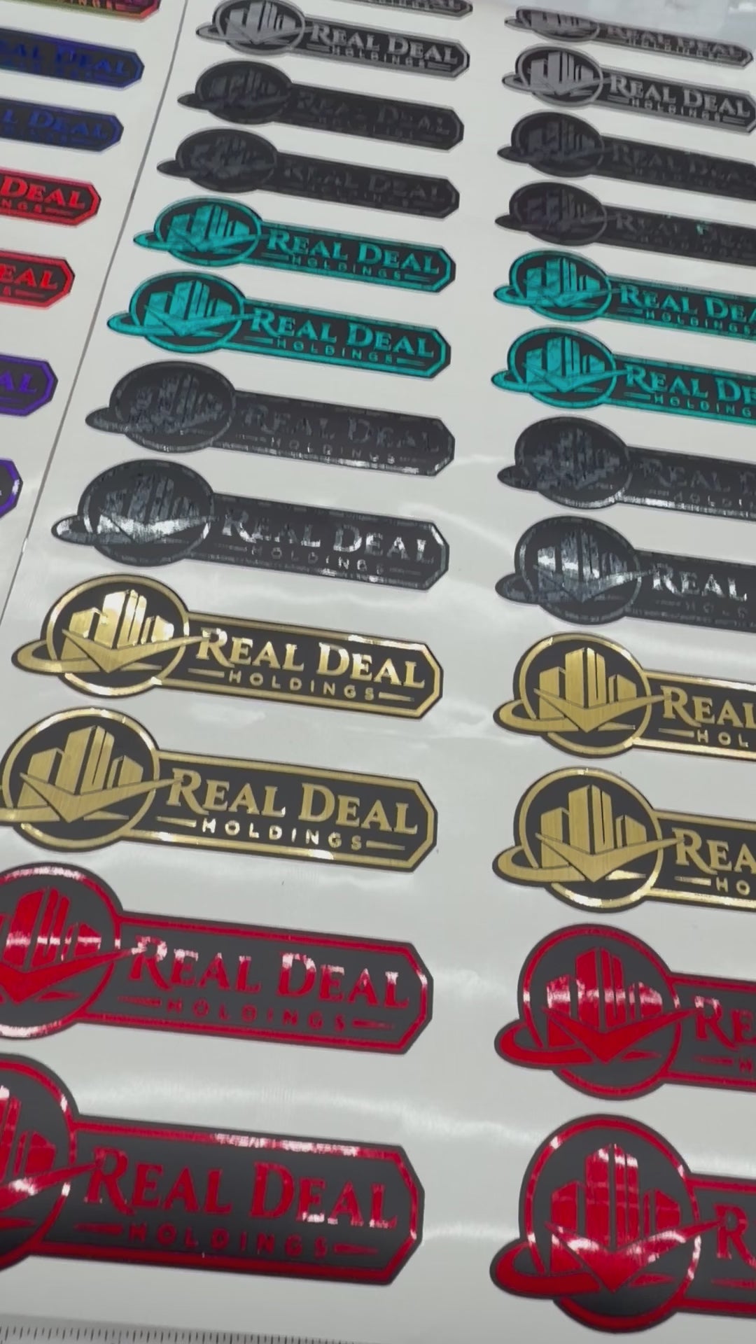 CUSTOM DECAL Single layer